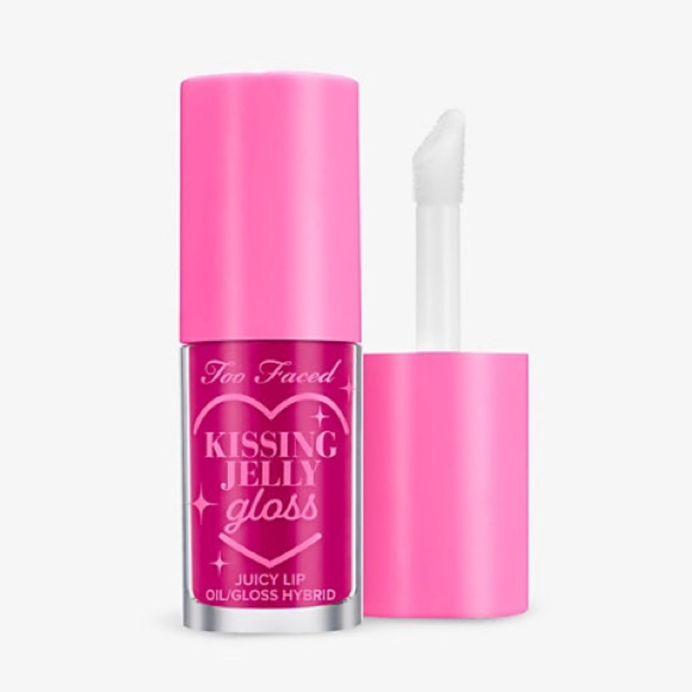 💝NIB Too Faced Kissing Jelly Gloss - Raspberry💝